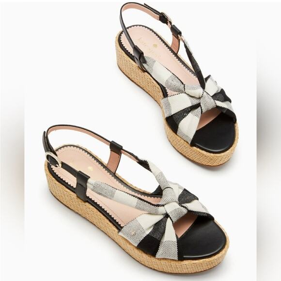 kate spade Shoes - Kate Spade Betsy Platform Bow Sandals Size 8
